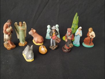 Petit lot de santons - crèche santon 