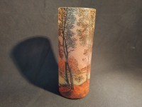 Vase cylindre - signé JEM maison Legras