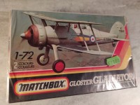 Gloster Gladiator - echelle scale 1/72 Matchbox avion modélisme