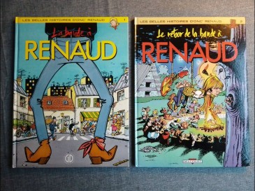 LOT 2 BANDES DESSINEES BD LA BANDE A RENAUD VOLUME 1 ET 2