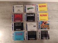 GameBoy - lot de 12 notices de jeux Dr mario tetris ... 