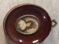 Photo 1 — Peinture miniature portrait de femme - Marie de Bandon