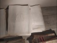 Photo 3 — Lot de torchons anciens rayés rouge - serviettes monogrammées MO