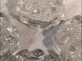 Photo 2 — Lot de 4 dessous pieds de table piano en verre Ø 10 cm