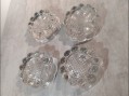 Photo 1 — Lot de 4 dessous pieds de table piano en verre Ø 10 cm