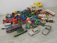 solido dinky toys car renault CIJ POLITOYS - lot jouets véhicules miniatures et plastique tonka
