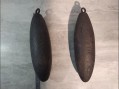 Photo 3 — Paire de poids pour horloge comtoise - 3,66kg / 3,82kg 