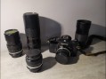 Photo 1 — Lot Appareil photo argentique nikkormat et objectifs nikon, tokina, manikon