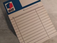 Lot de carnets ancien facturier elf ELF - ( couleur bidons 1960 )