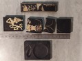 Photo 3 — Petit lot encre de chine et sa pierre calligraphie encrier.