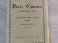 Photo 2 — Le Programme du Parti Ouvrier Ses Considérants et Ses Articles 5ième édition