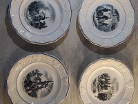 Assiettes parlantes Prusse Choisy le Roi