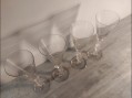 Photo 2 — 4 Coupes à champagne - Cristal de bayel - Bacchus et Vénus - verres