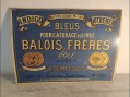 Photo 2 — Publicité sur carton bleus azurage balois frêres indigo outremer parfumé linge