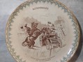 Photo 3 — Assiettes parlantes automobiles terre de fer.