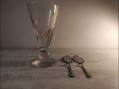Photo 2 — Verre à absinthe et 2 cuillères