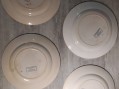 Photo 8 — Sarreguemines 7 assiettes creuses Géranium - Faïence ancienne U&C 