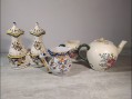 Photo 1 — LOT faience huilier vinaigrier rouen & théière villeroy et boch