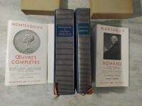 la pleiade livres -montesquieu oeuvres complètes - Marivaux roman
