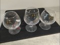 Photo 1 — 3 verres cognac cristal de sèvres