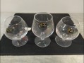 Photo 2 — 3 verres cognac cristal de sèvres