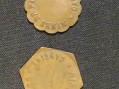 Photo 1 — Monnaie de nécessité jeton mines de Batere Cantine 10c et 50c