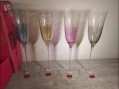 Photo 2 — Coupes flûtes à champagne colorées cristal d'arc nostalgia  verres  colorés