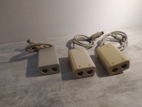 3 boitiers raccords - hyper-net appletalk apple talk vintage macintosh