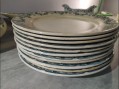 Photo 2 — lot service assiettes Sarreguemines modèle Vichy - Digoin trêfles