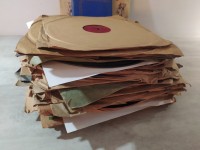 Lot de disques vinyles 78 tours -