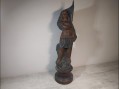 Photo 1 — Statuette représentant Jeanne d'Arc en régule