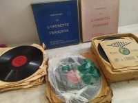 Disques vinyles 78 tours lot - coffret operette française