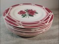 Photo 1 — lot service assiettes Digoin Sarreguemines modèle Cibon