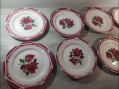 Photo 2 — lot service assiettes Digoin Sarreguemines modèle Cibon