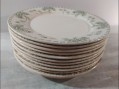 Photo 1 — 12 assiettes Digoin Sarreguemines modèle Palmyre