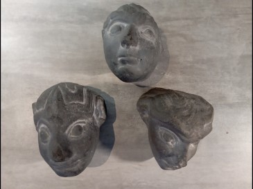  Têtes probablement Grèce - Copie reproduction archéologie 