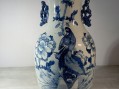 Photo 8 — Vase chine XXième. Vase chinois asiatique - Bleu
