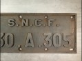 Photo 6 — Plaque de tender 30.A.305 - locomotive SNCF