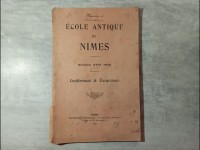 Livret école antique de NIMES - 1922
