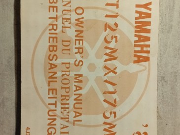 Yamaha '80 DT125MX/175MX manuel du propriétaire