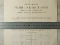 Photo 1 — Règlement relatif aux essais de cocons - condition des soies de Marseille - sériciculture filature 