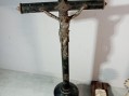 Photo 4 — LOT CRUCIFIX CROIX RELIGIEUX Bois Metal christ Christianisme Marie