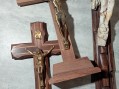 Photo 7 — LOT CRUCIFIX CROIX RELIGIEUX Bois Metal christ Christianisme Marie