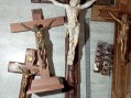 Photo 8 — LOT CRUCIFIX CROIX RELIGIEUX Bois Metal christ Christianisme Marie
