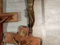 Photo 9 — LOT CRUCIFIX CROIX RELIGIEUX Bois Metal christ Christianisme Marie