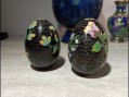 Photo 3 — Lot vase, oeufs, oiseau en émaux Cloisonnés , Chine , Asie - Email