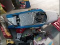Photo 10 — Lot jouets petites voitures soldats plastique et tôle. Nomura super jet tole v-7