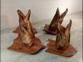 Photo 4 — Trophée de pèche - têtes de brochets naturalisées - poisson taxidermie naturalisé brochet