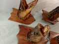 Photo 2 — Trophée de pèche - têtes de brochets naturalisées - poisson taxidermie naturalisé brochet
