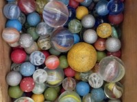 Lot de billes anciennes 1.5 kg ( marbles )